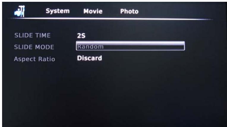 MEMUP MEDIADISK FX HD - Configuration des photos - 1