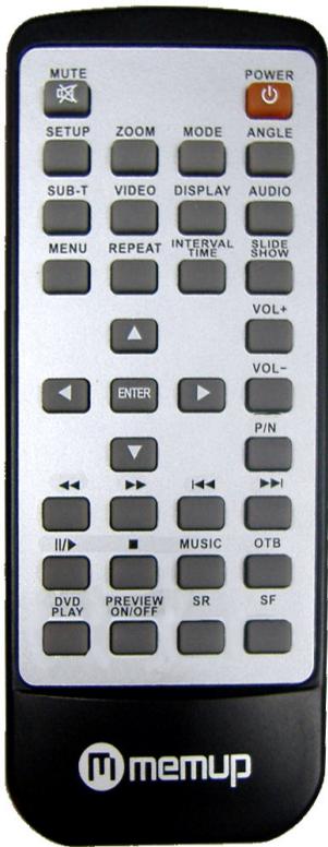 MEMUP MEDIADISK SX - Telecommande - 1
