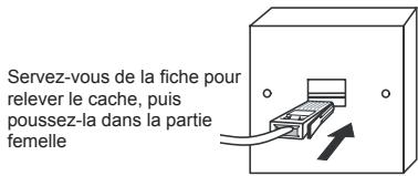LEXIBOOK DP332F - Connecter la base à la ligne de téléphone. - 1