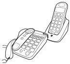LEXIBOOK DPC280F - Transfert d'applé entre le téléphone filaire et le combiné sans fil - 1