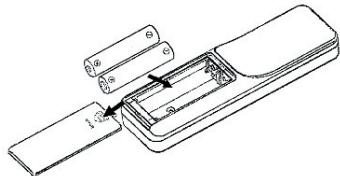 LEXIBOOK HPI500 - INSTALLING THE REMOTE CONTROL BATTERIES - 1