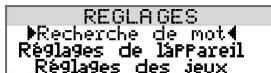 LEXIBOOK LG1010F - MENU REGLAGES - 3