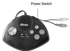LEXIBOOK SUPER MOTO TV ARCADE - Connecter la console à la télévision - 1