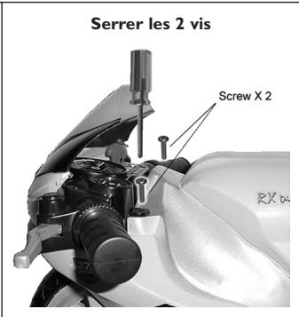 LEXIBOOK SUPER MOTO TV ARCADE - Installation du guidon et du pare-brise - 2