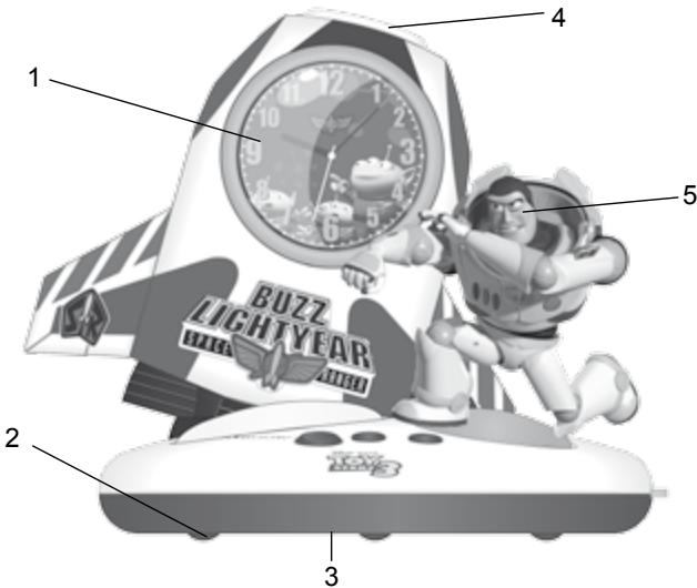 LEXIBOOK AL500TS - Radio réveil veilleuse Toy Story - 1