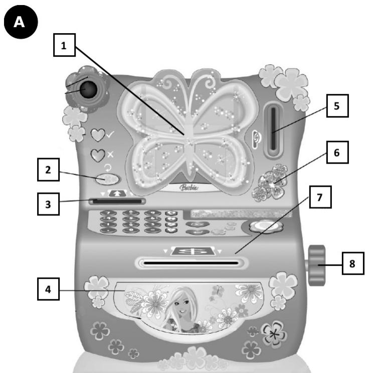 LEXIBOOK BARBIE INTERACTIVE MAGIC PIGGY BANK - 4