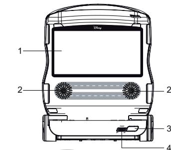 LEXIBOOK C7100PDE - POSICION DE LOS CONTROLES - 1