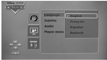 LEXIBOOK C7100PDE - LANGUAGE SETUP - 1