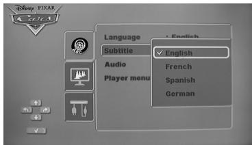 LEXIBOOK C7100PDE - Language (on-screen display language) - 1