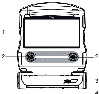 LEXIBOOK C7100PDE - LOCATION OF CONTROLS - 1