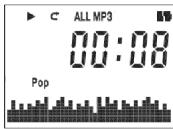LEXIBOOK DMP63BB - Selection du mode EQ - 1
