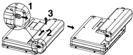LEXIBOOK DVDP1DC - Installer et charger le bloc batterie - 2