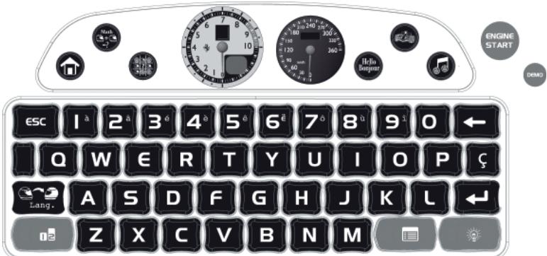 LEXIBOOK JC800FEI1 - Description des touches - 1