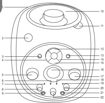 LEXIBOOK K5000BB - LOCATION OF CONTROLS - 1