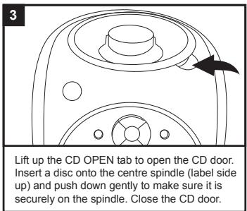 LEXIBOOK K5000BB - To insert and play a CD - 3