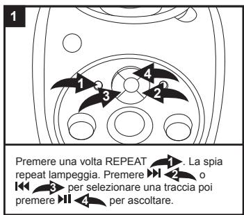 LEXIBOOK K5000BB - Per ascoltare ripeturamente la traccia 1 - 1