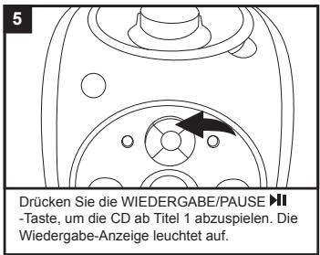 LEXIBOOK K5000BB - CD-einlagen und wiedergabe - 5