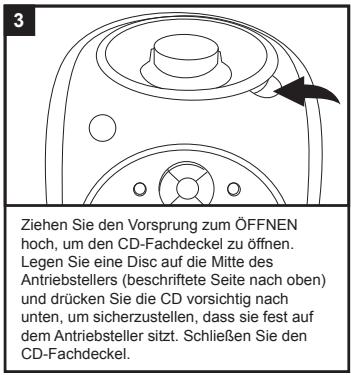 LEXIBOOK K5000BB - CD-einlagen und wiedergabe - 3