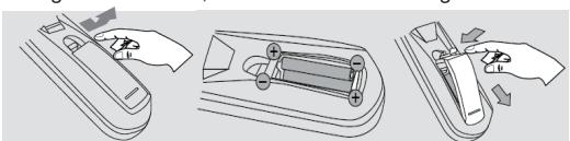 LEXIBOOK LCDDVD2SP - Batterien einlagen - 1