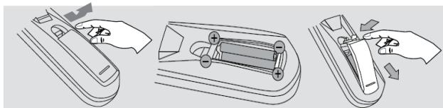LEXIBOOK LCDDVD2TFFR - Battery installation - 1