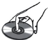 LEXIBOOK LCDDVD2TFFR - Cuidados a ter com os discos (A) - 1