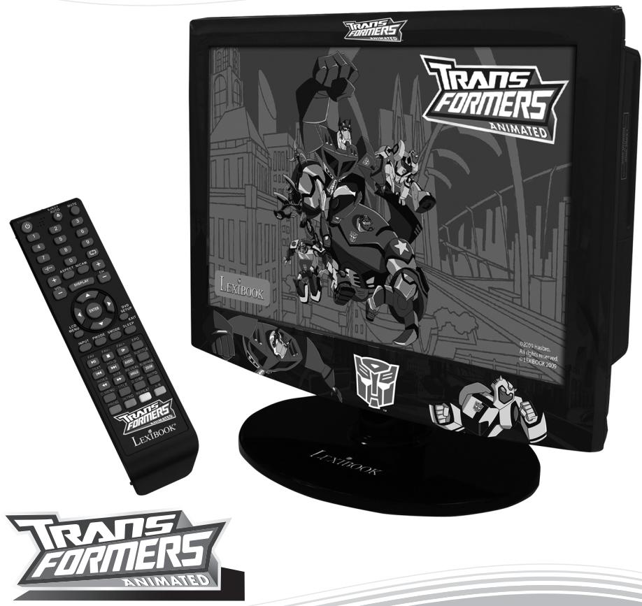 LEXIBOOK LCDDVD2TFFR - MODE D'EMPLOI INSTRUCTION MANUAL - 1