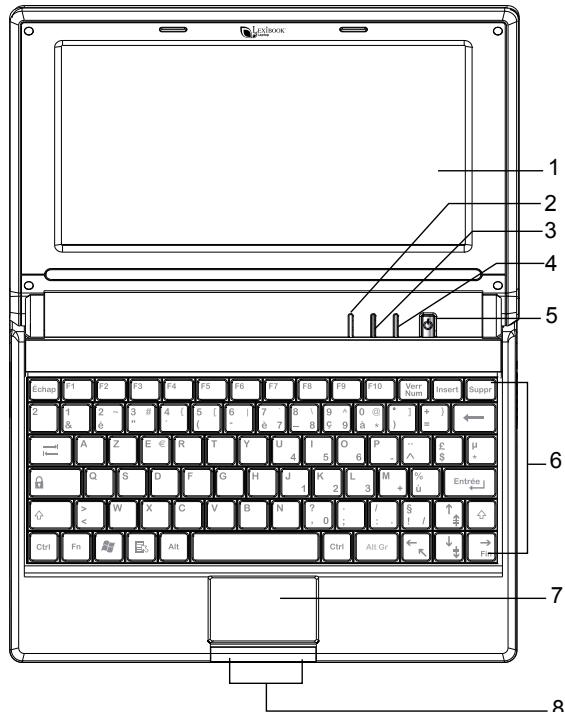 LEXIBOOK MFC100FR - DESCRIPTION DE L'ORDINATEUR - 1