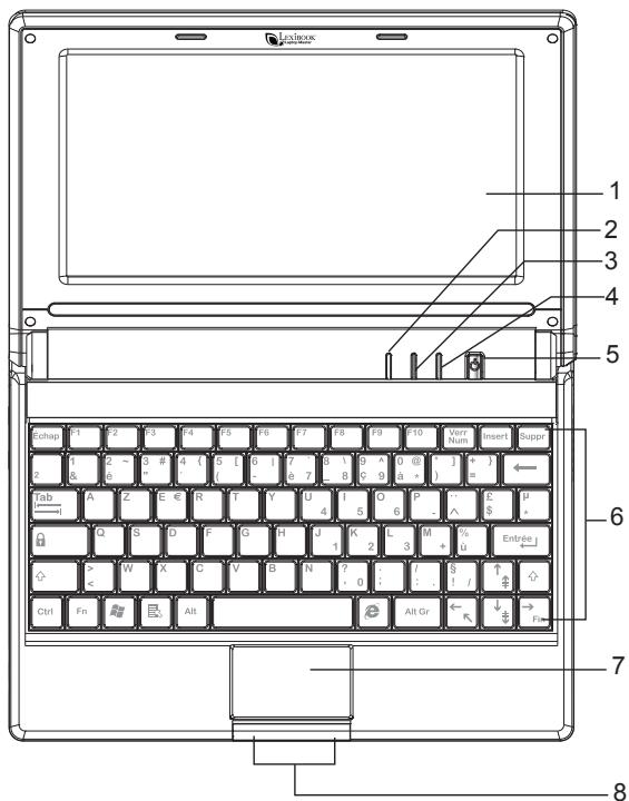 LEXIBOOK MFC105FR - DESCRIPTION DE L'ORDINATEUR - 1