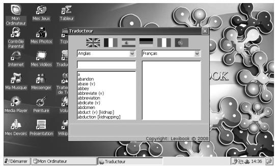 LEXIBOOK MFC105FR - Pour lancer une traduction - 1