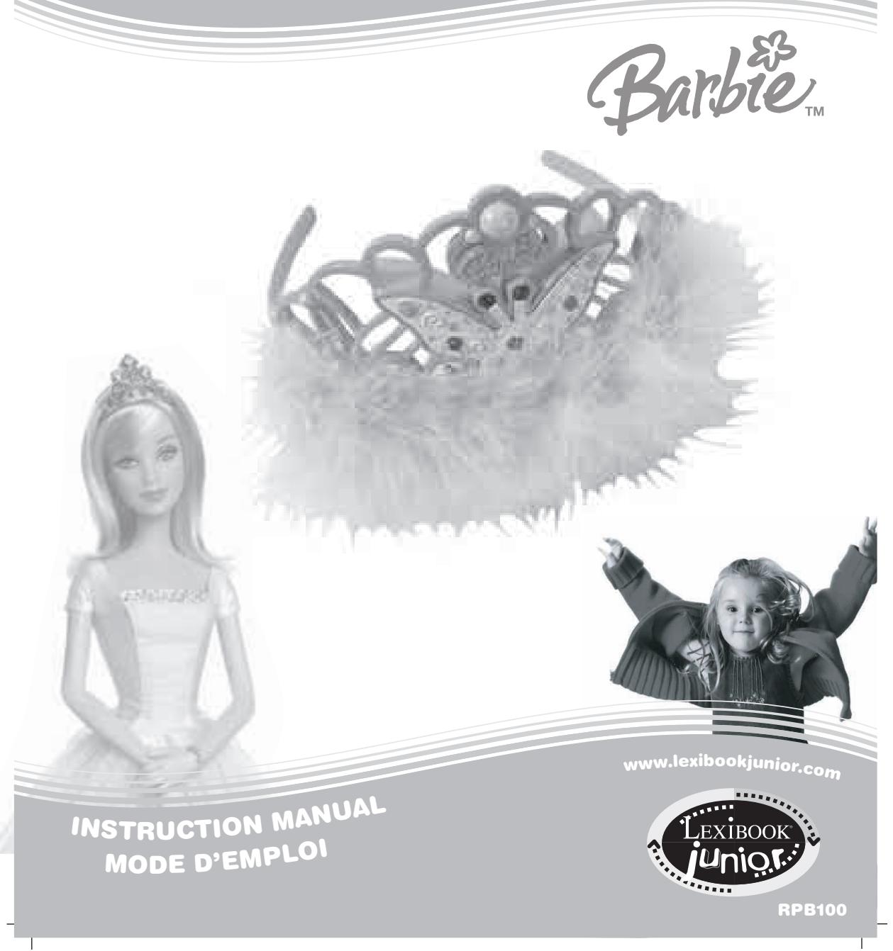 LEXIBOOK RPB100 - Barbie Magic Tiara   Le Diadème magique Barbie - 1