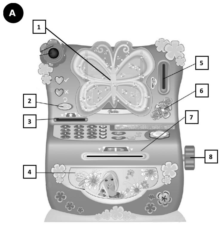 LEXIBOOK TIRELIRE MAGIQUE INTYERACTIVE BARBIE - Tirelire magique interactive Barbie Barbie interactive magic piggy bank - 5