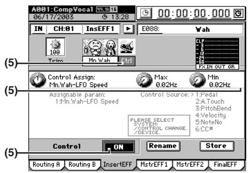 KORG D32XD - Contrôler les effets depuis un apparéil externe - 2