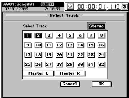 KORG D32XD - Sélection de piste - 1