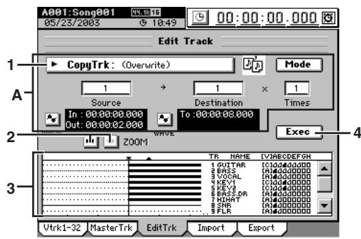 KORG D32XD - note Apre's execution d'une des procedures d'edition, vous pouvez utiliser l'annulation (Undo) pour revenir en arrête. - 1