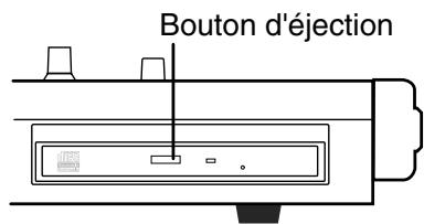 KORG D32XD - Insertion d'un disque - 1