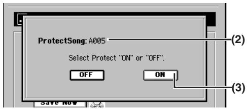 KORG D32XD - Protection (Protect On) - 1