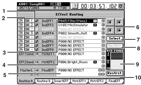 KORG D32XD - 4-1. Routing A - 1