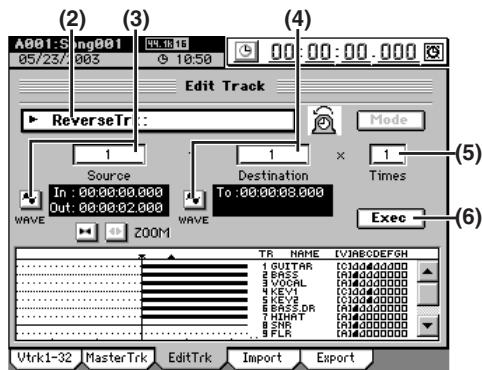 KORG D32XD - Inverser une piste (ReverseTrk) - 1
