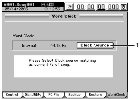 KORG D32XD - 6-6. Word Clock - 1