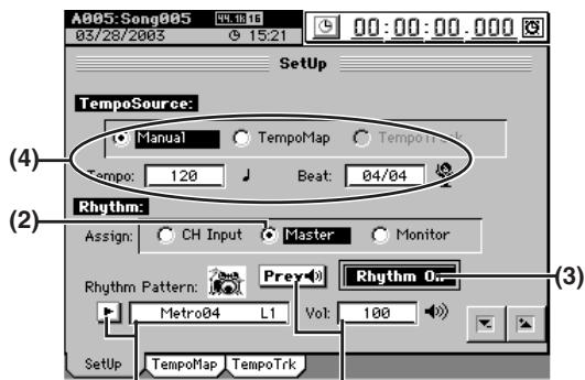 KORG D32XD - Sélectionner et jouer les rythmes - 1