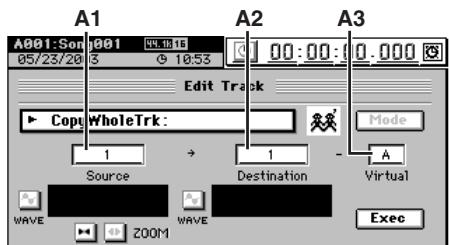 KORG D32XD - CopyWholeTrk (copie de la totalité d'une piste) - 2