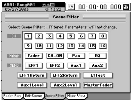 KORG D32XD - 3c-3. Filtre de scene (Scene Filter) - 1