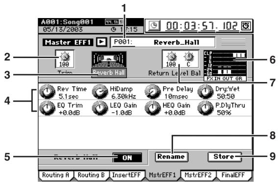 KORG D32XD - Notes sur l'emploi des effets master - 2