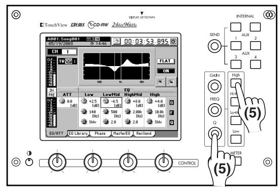 KORG D32XD - Applique une correction à chaque canal/piste - 3