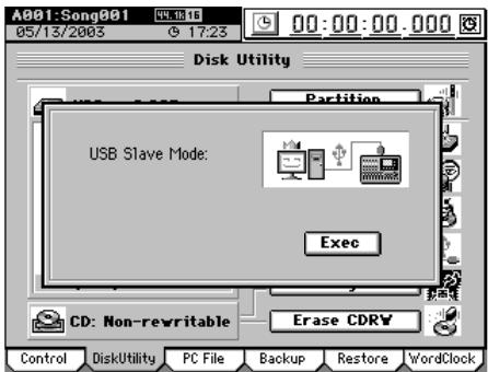 KORG D32XD - USB Slave Mode (mode esclave USB) - 1
