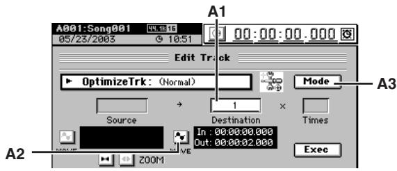 KORG D32XD - OptimizeTrk (optimisation de piste) - 1