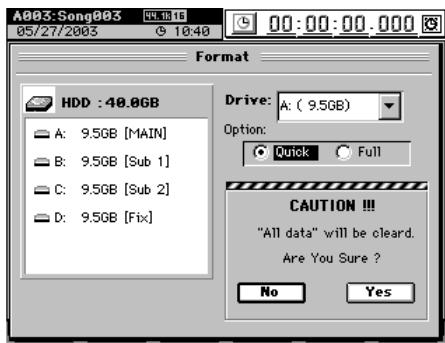 KORG D32XD - Vérifier le disque dur - 1