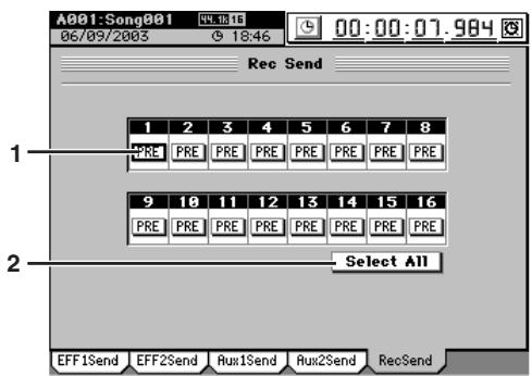 KORG D32XD - 3e-5. Départ d'enregistrement (Rec Send) - 1