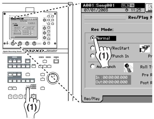 KORG D32XD - Préparations à l'enregistrement - 1