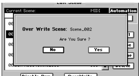 KORG D32XD - 4-5. Editor et replacer une scene - 1